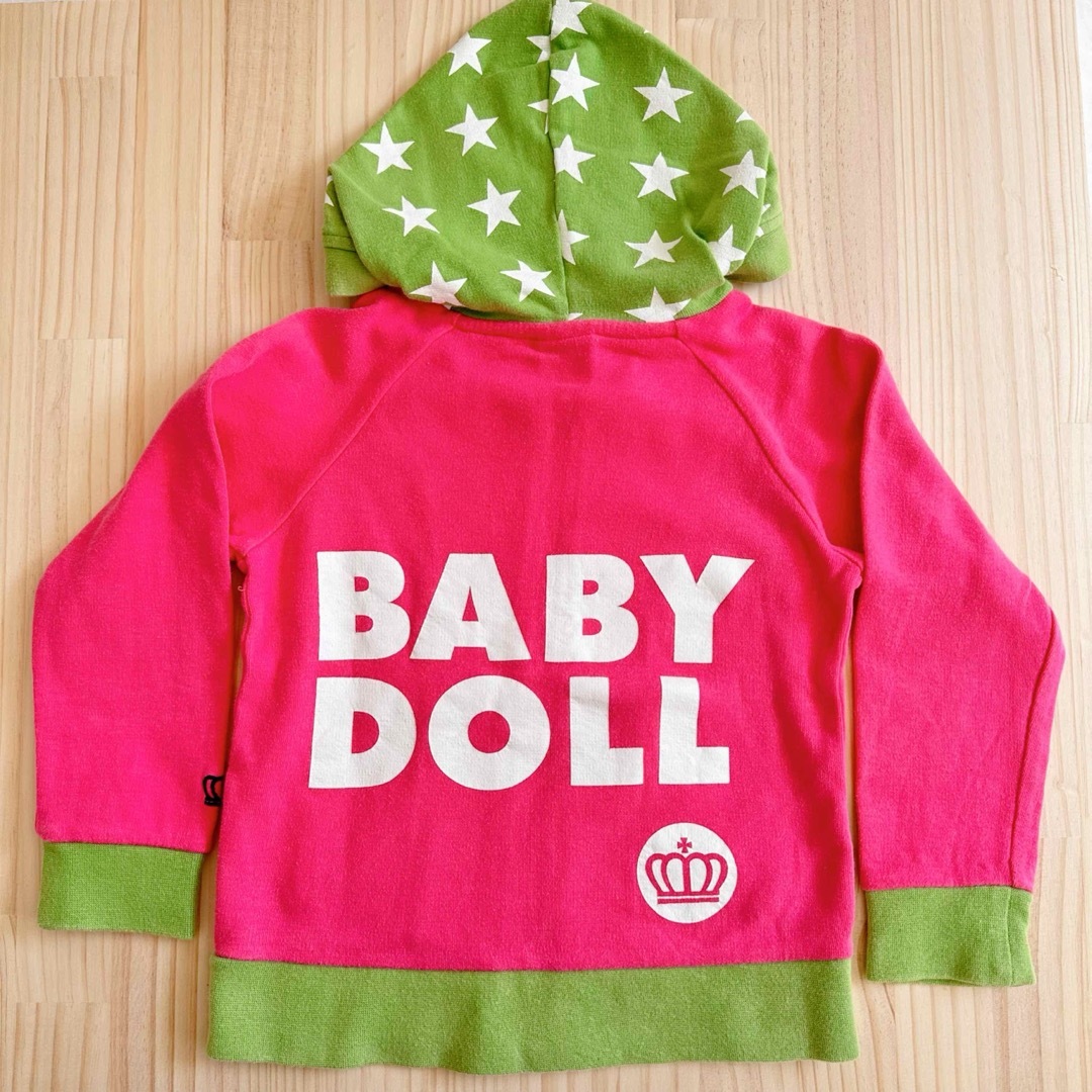 BABYDOLL(ベビードール)の【BABY DOLL】フード付きパーカー　子ども服100サイズ キッズ/ベビー/マタニティのキッズ服男の子用(90cm~)(ジャケット/上着)の商品写真