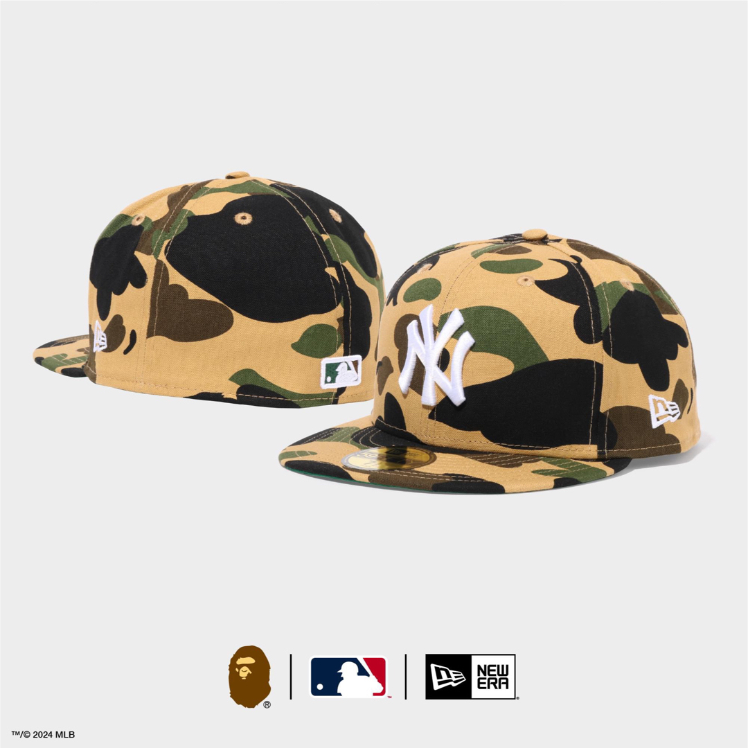 A BATHING APE X MLB X NEWERA CAPS