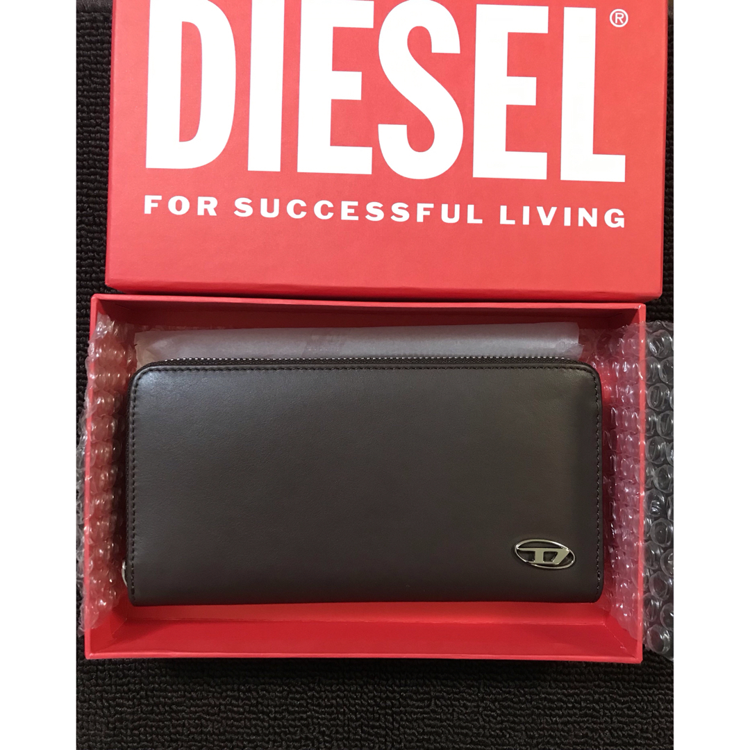 DIESEL(ディーゼル)のDIESEL 長財布（ブラウン） メンズのファッション小物(長財布)の商品写真