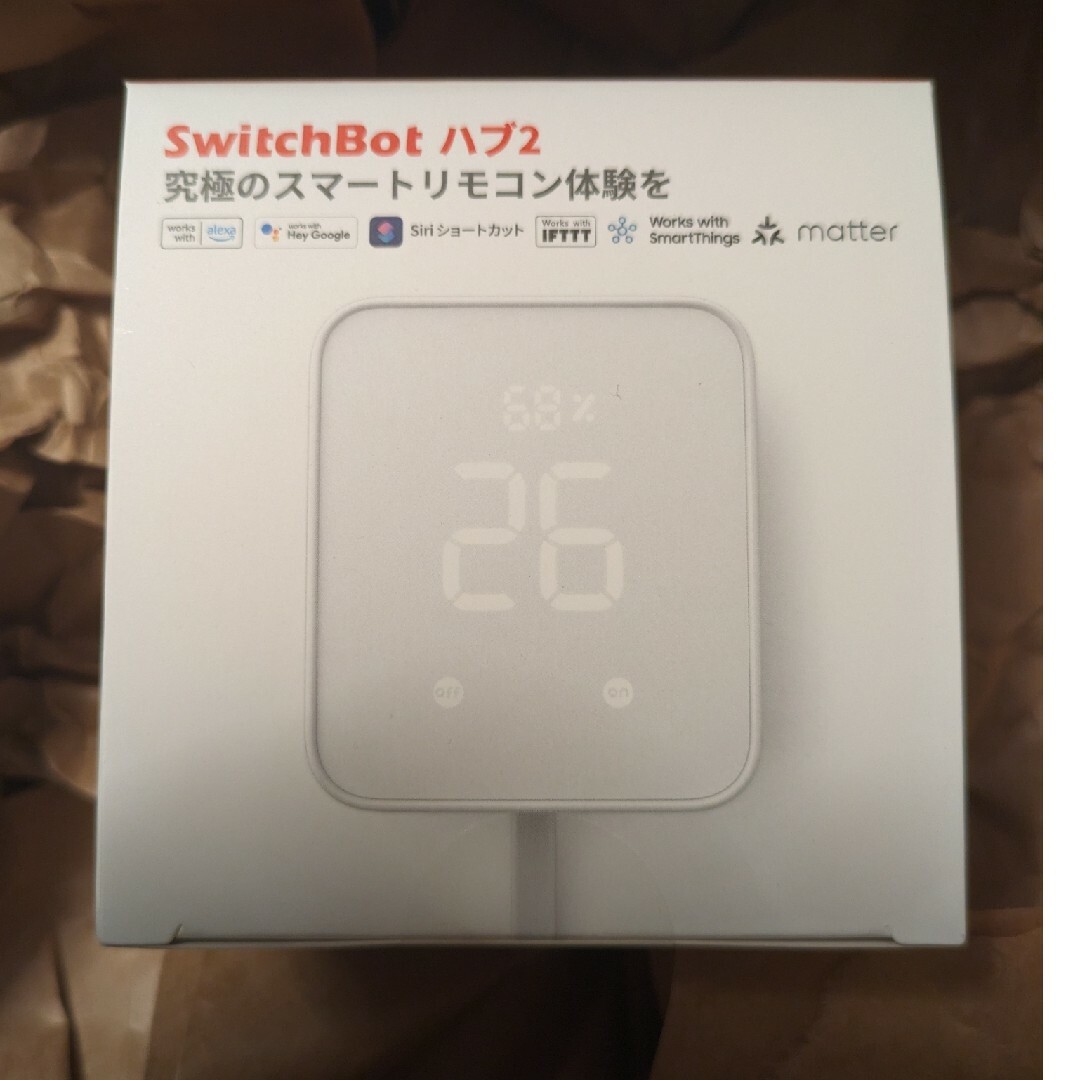 【新品・未使用】スイッチボット ハブ2 SwitchBot インテリア/住まい/日用品のライト/照明/LED(その他)の商品写真