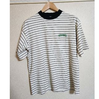 Discoat - Discoat「ユニセックス」WEARWELLボーダーリンガーTシャツ