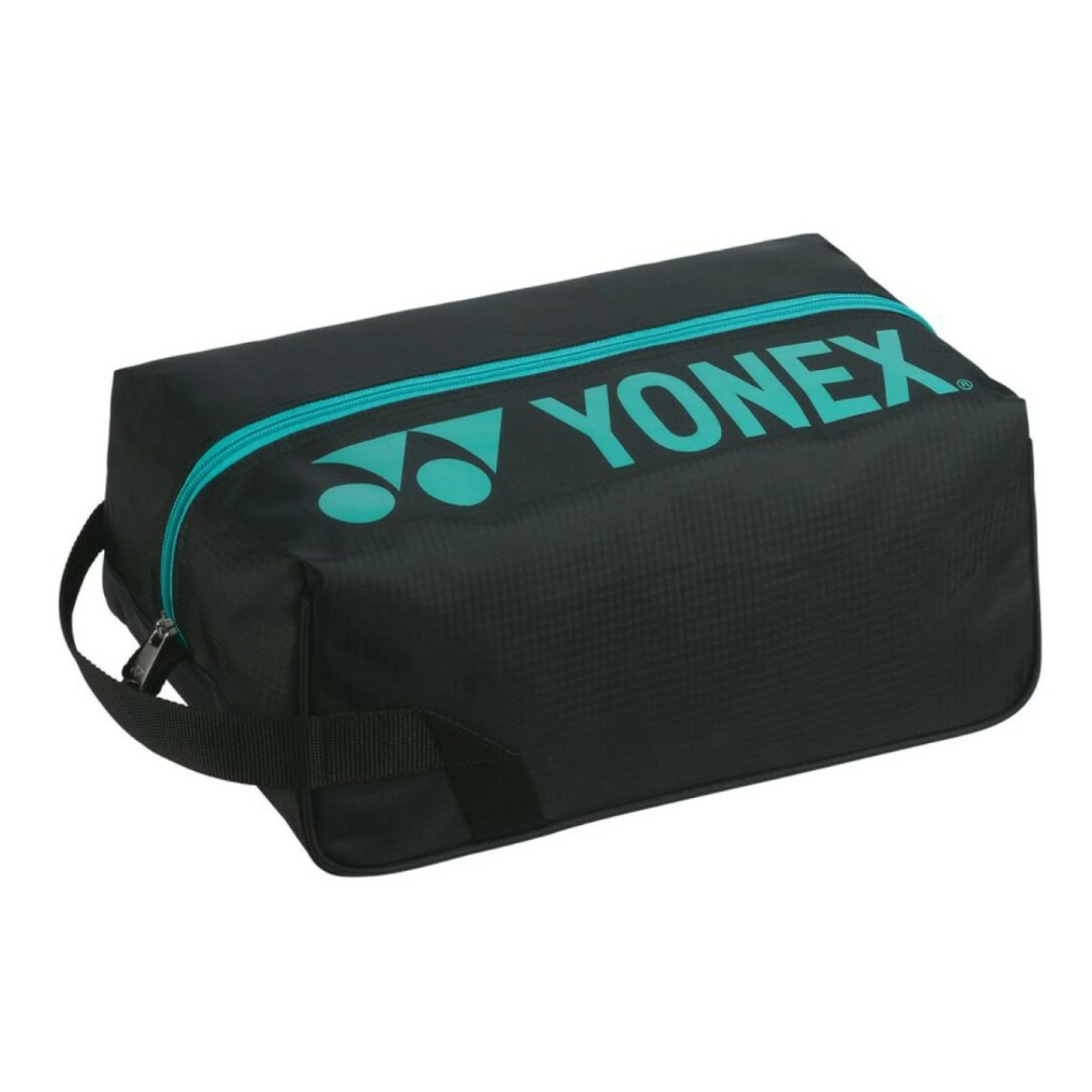 YONEX(ヨネックス)の【新品】ヨネックス★YONEX★シューバッグ★シューズケース★ブラック×グリーン スポーツ/アウトドアのスポーツ/アウトドア その他(バドミントン)の商品写真