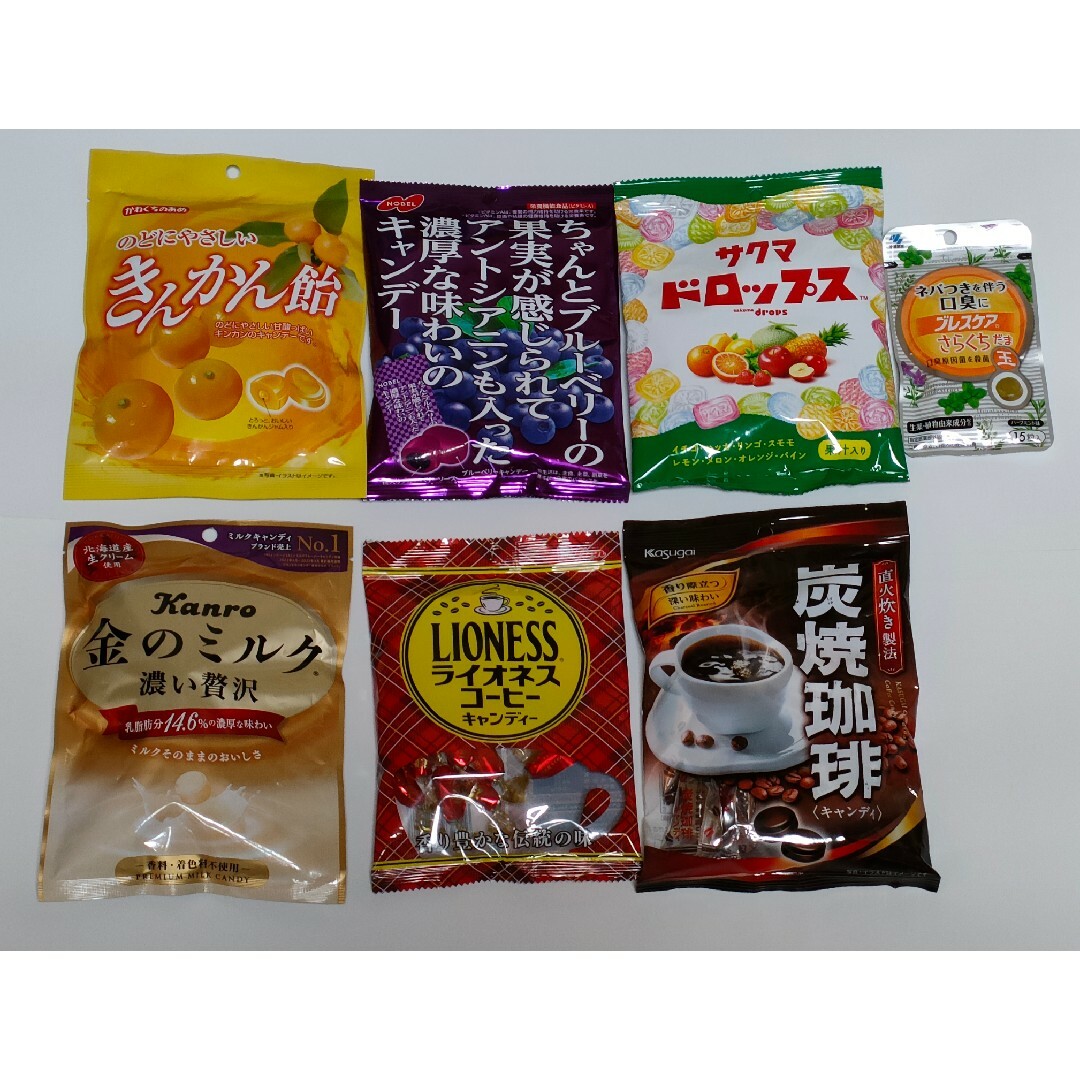 ④あめ　飴　いろいろ　7袋 食品/飲料/酒の食品(菓子/デザート)の商品写真