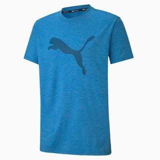 プーマ(PUMA)のPUMA プーマ トレーニング半袖Tシャツ プーマヘザーキャット青 メンズM新品(Tシャツ/カットソー(半袖/袖なし))