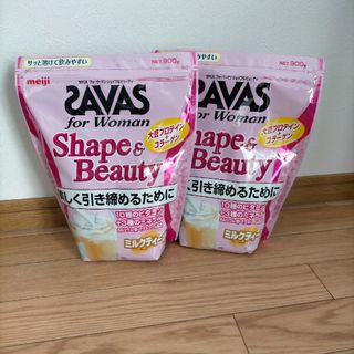 ザバス(SAVAS)の【新品未開封】ザバス for Woman 900g ミルクティー風味 2個(プロテイン)