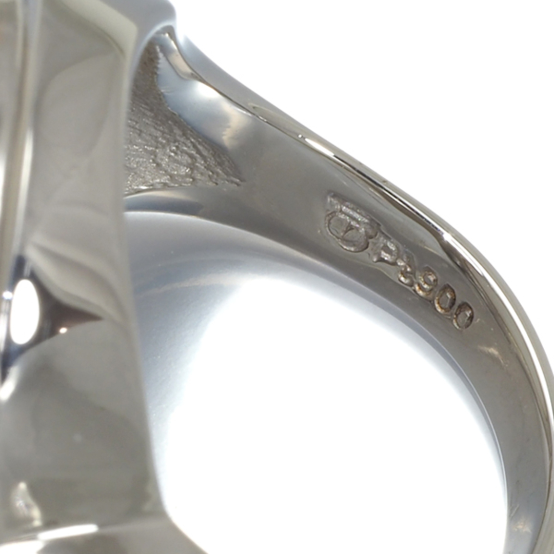 TASAKI(タサキ)のTASAKI タサキ マベパール 真珠 15.5mm ダイヤ リング 9号 Pt900  レディースのアクセサリー(リング(指輪))の商品写真