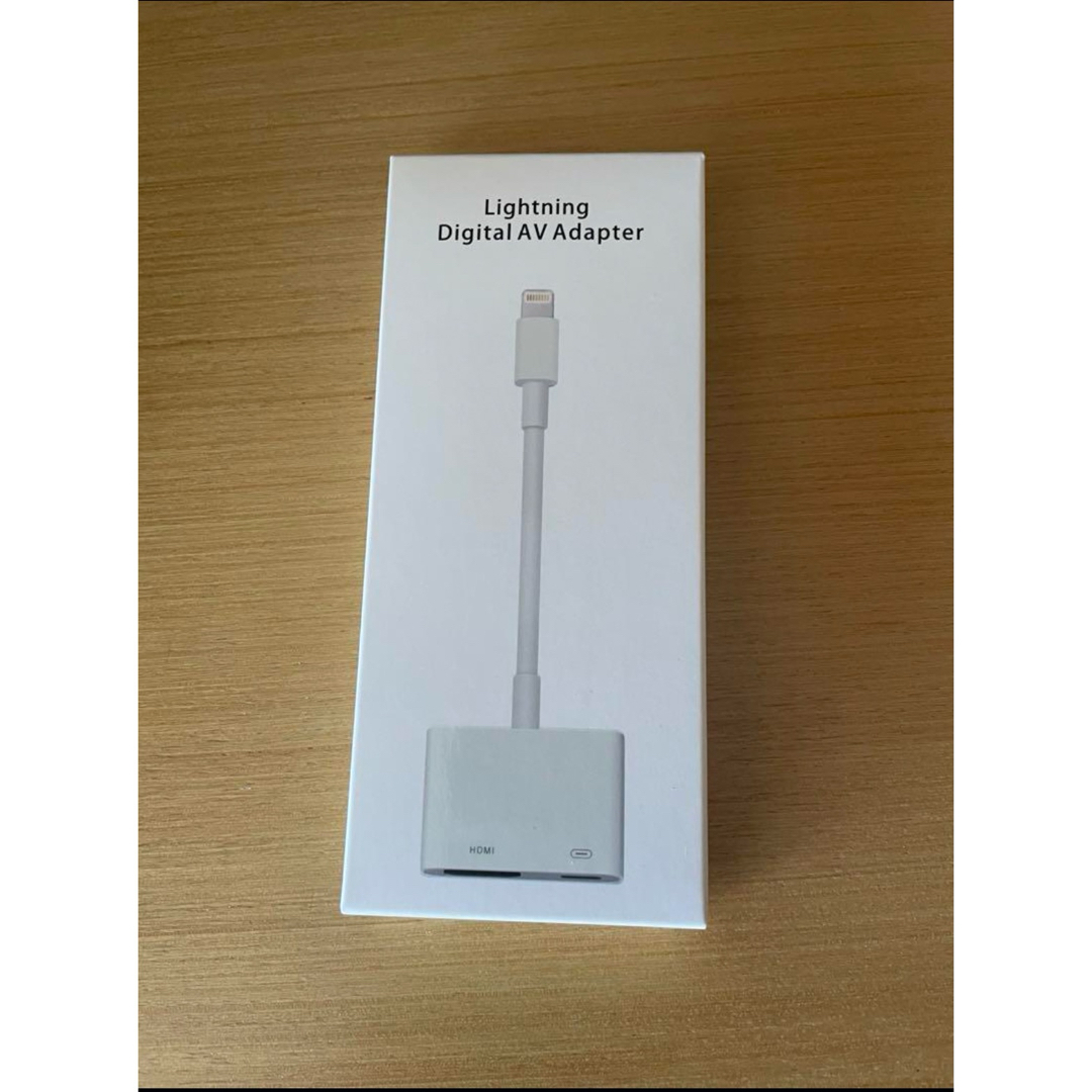 新品　iPhone iPad HDMI変換ケーブル ライトニング スマホ/家電/カメラのスマホアクセサリー(その他)の商品写真