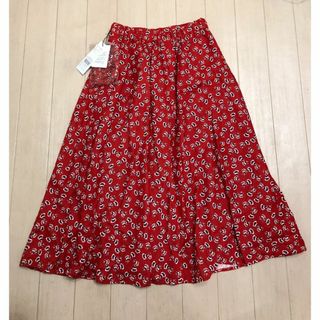 MURUA*flowerフレアスカート＊レッド＊新品