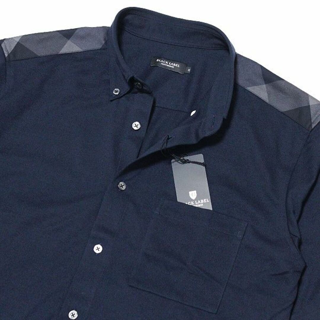 BLACK LABEL CRESTBRIDGE(ブラックレーベルクレストブリッジ)の新品 M ブラックレーベル クレストブリッジ クールマックス 半袖ジャージシャツ メンズのトップス(ポロシャツ)の商品写真