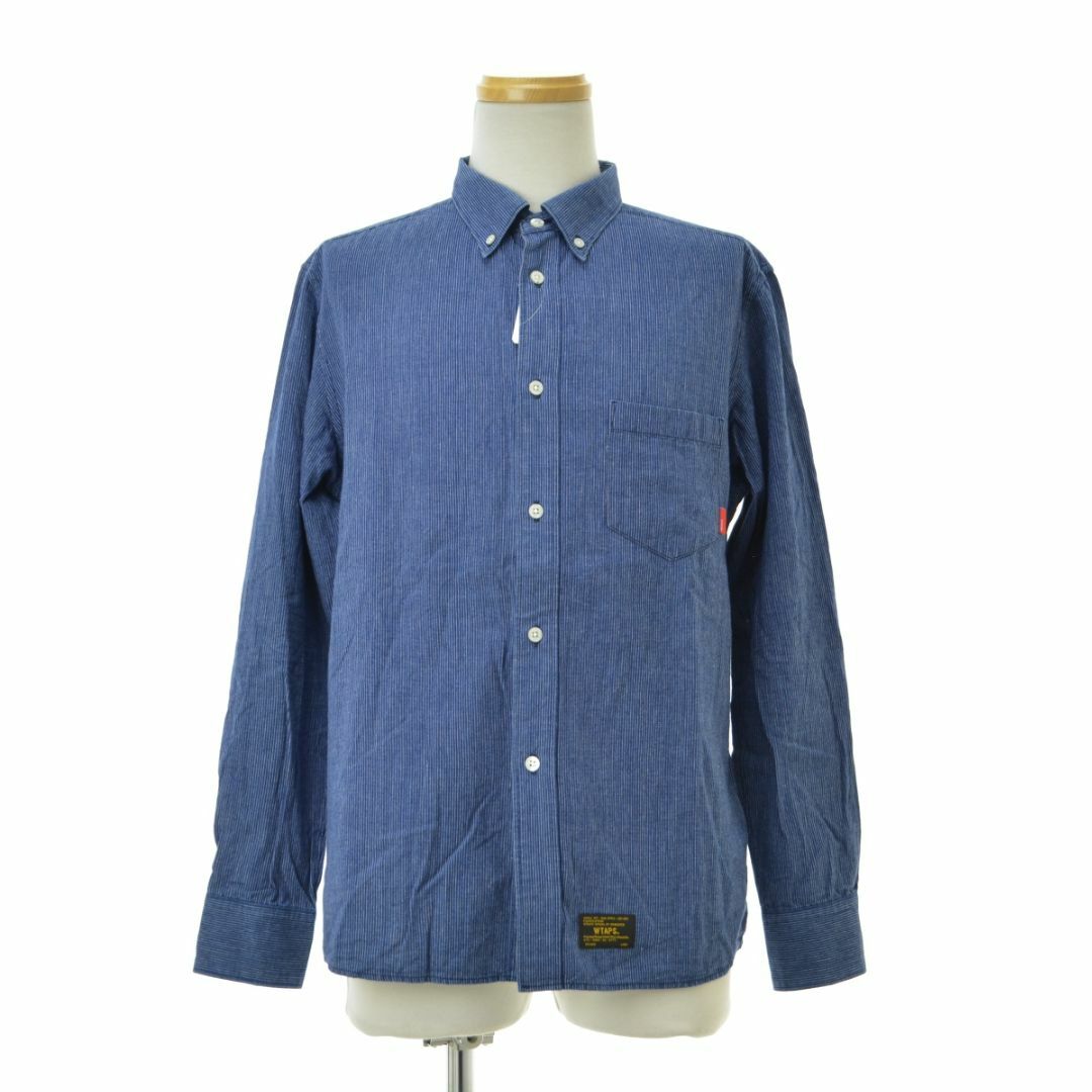 W)taps(ダブルタップス)の【WTAPS】PINSTRIPE L/S / SHIRT. シャンブレーシャツ メンズのトップス(シャツ)の商品写真