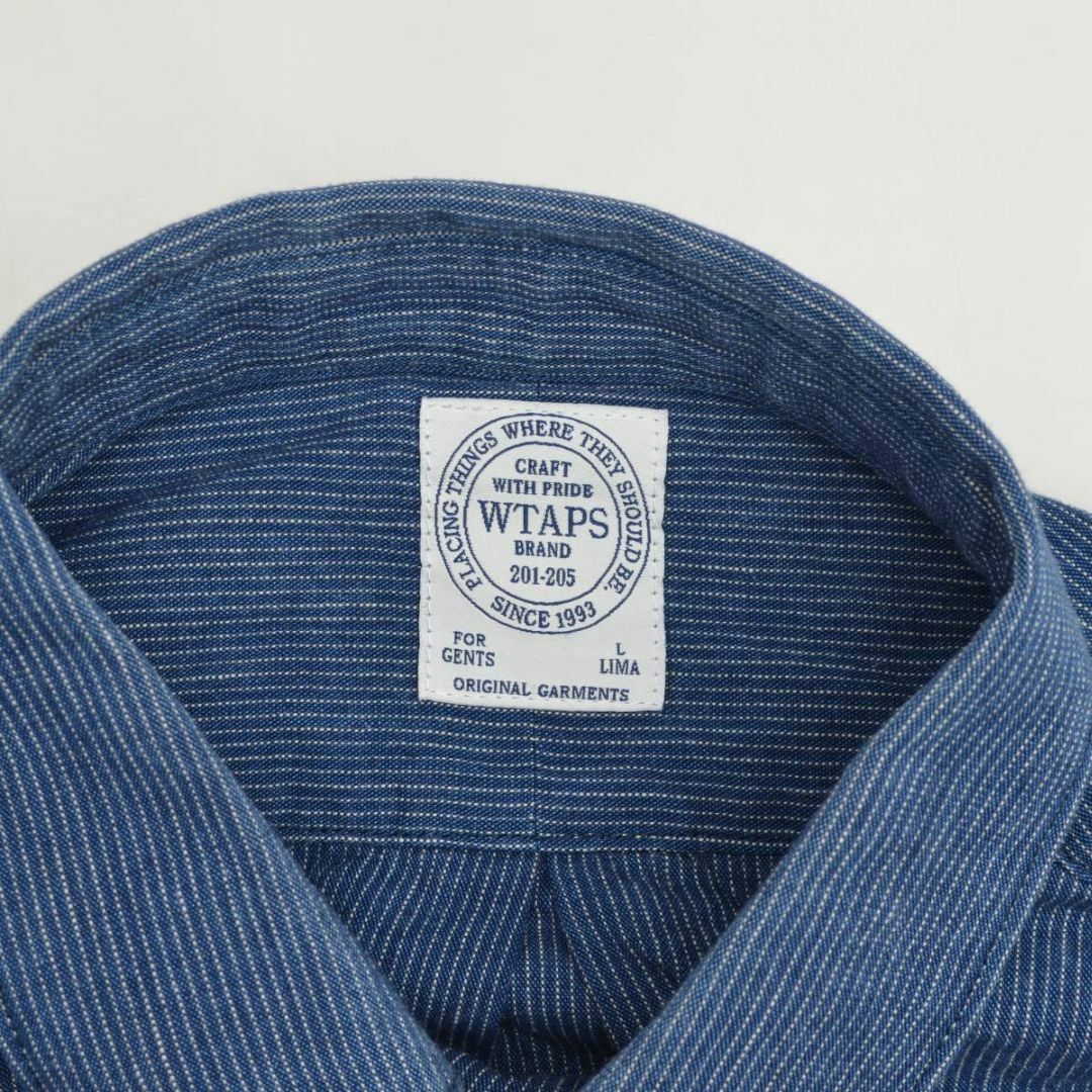 W)taps(ダブルタップス)の【WTAPS】PINSTRIPE L/S / SHIRT. シャンブレーシャツ メンズのトップス(シャツ)の商品写真