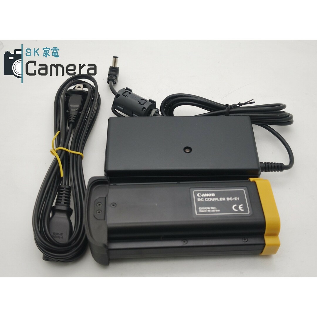 Canon(キヤノン)のCanon DC COUPLER DC-E1 + AC ADAPTER K30120 PA-V16 美品 キャノン カプラー アダプター スマホ/家電/カメラのカメラ(その他)の商品写真