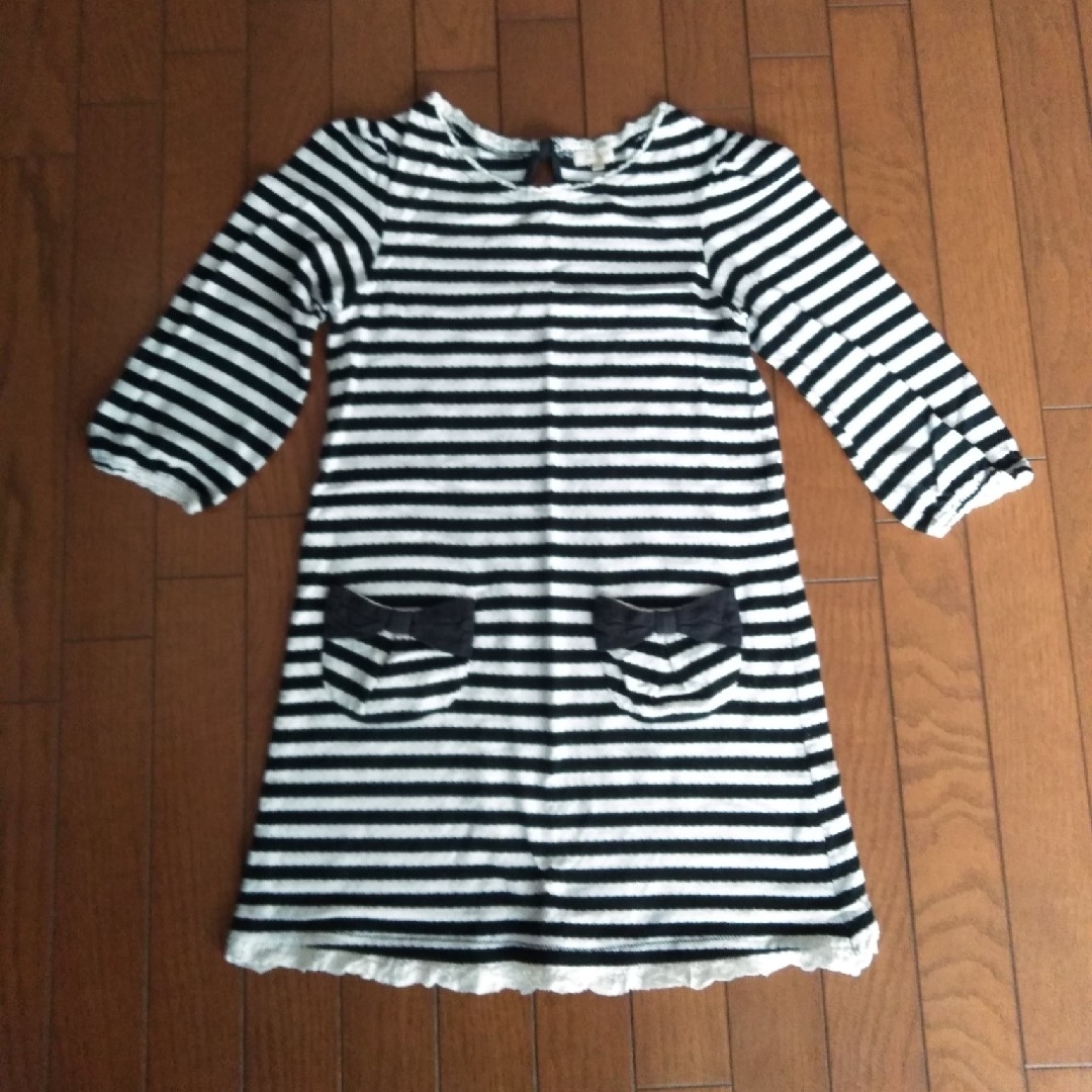 HusHush(ハッシュアッシュ)のガールズワンピース　140 キッズ/ベビー/マタニティのキッズ服女の子用(90cm~)(ワンピース)の商品写真