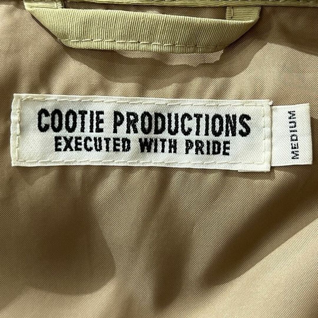 COOTIE(クーティー)のクーティー 60/40 コットンナイロン 混紡 ダウン ジャケット ベージュ M メンズのジャケット/アウター(ダウンジャケット)の商品写真