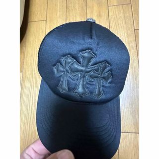 クロムハーツ(Chrome Hearts)のクロムハーツ　レザークロスパッチ　キャップ(キャップ)