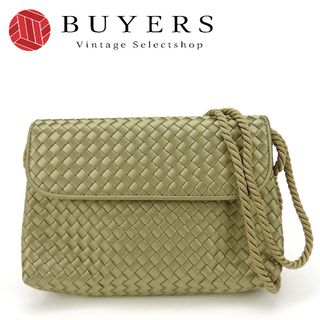 ボッテガ(Bottega Veneta) ショルダーバッグ(レディース)（グリーン