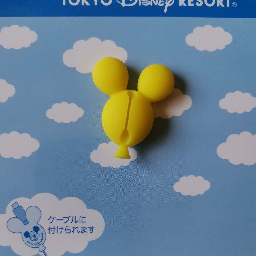 Disney(ディズニー)のミッキーマウス バルーン型 フィギュア ケーブル アクセサリー ス 東京ディズニ エンタメ/ホビーのおもちゃ/ぬいぐるみ(キャラクターグッズ)の商品写真