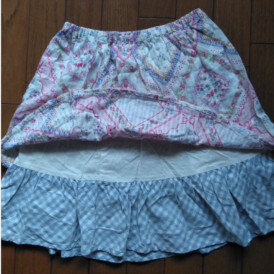 3can4on(サンカンシオン)のガールズ　スカート　140 キッズ/ベビー/マタニティのキッズ服女の子用(90cm~)(スカート)の商品写真