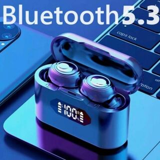 超進化形最新Bluetooth5.3ワイヤレスTWSイヤホン(ヘッドフォン/イヤフォン)