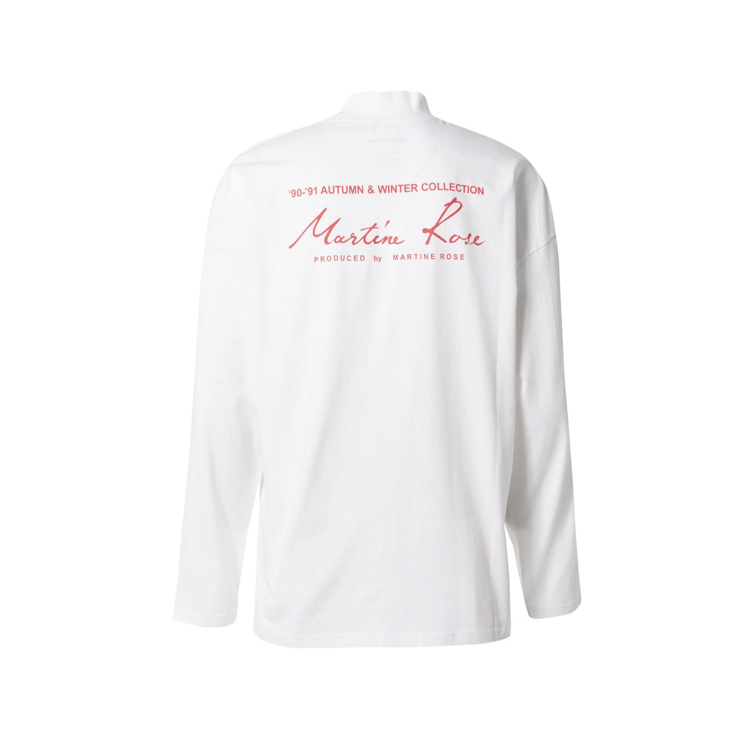 VETEMENTS(ヴェトモン)のMartine Rose  FUNNEL NECK T-SHIRT / WHT メンズのトップス(Tシャツ/カットソー(七分/長袖))の商品写真