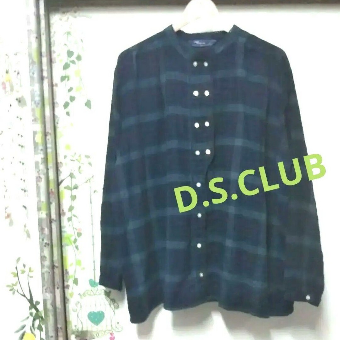 drug store's(ドラッグストアーズ)のdrug store's D.S.CLUB 長袖ブラウス シェルのボタン レディースのトップス(シャツ/ブラウス(長袖/七分))の商品写真