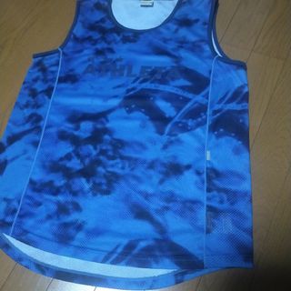 アスレタ(ATHLETA)の程度極上 ATHLETA TANK カモ柄系 速乾  プラティクス(ウェア)