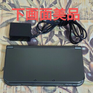 ニンテンドー3DS(ニンテンドー3DS)のNewニンテンドー3DS LL メタリックブラック下画面美品(携帯用ゲーム機本体)