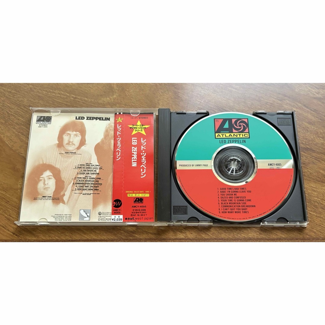 レッドツェッペリン『 LED ZEPPELIN Ⅰ 』        帯付き エンタメ/ホビーのCD(ポップス/ロック(洋楽))の商品写真