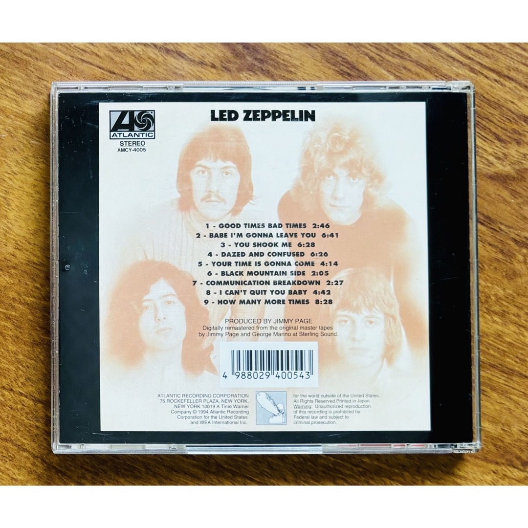 レッドツェッペリン『 LED ZEPPELIN Ⅰ 』        帯付き エンタメ/ホビーのCD(ポップス/ロック(洋楽))の商品写真