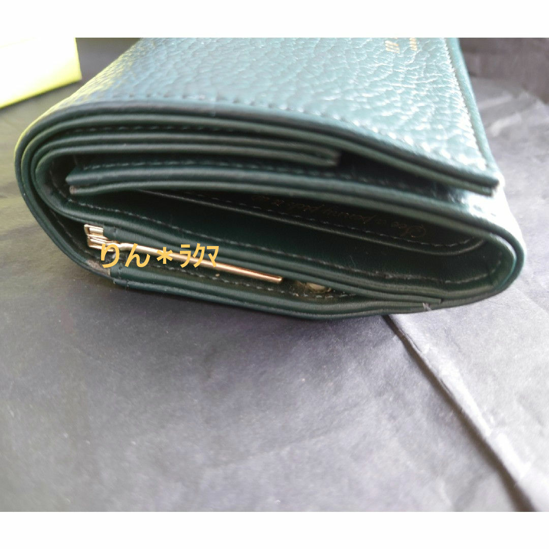 TED BAKER(テッドベイカー)の【匿名配送】TED BAKER / SURI がま口三つ折り財布 ダークグリーン レディースのファッション小物(財布)の商品写真