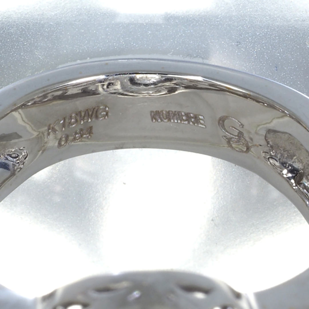 ゆきざき ダイヤ 0.84ct ノンブル リング ナンバー No.9 9.5号 K18WG  レディースのアクセサリー(リング(指輪))の商品写真