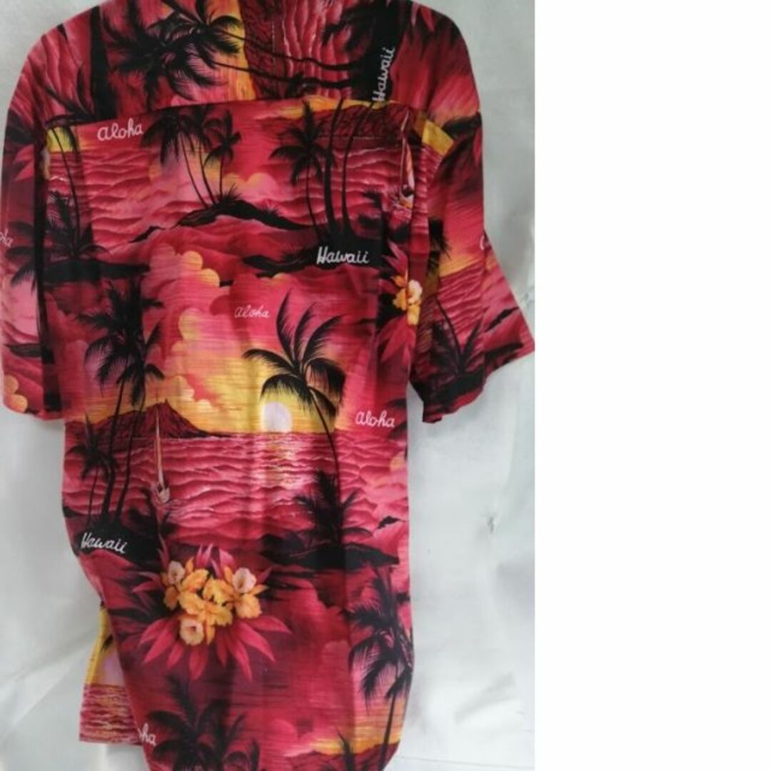 【中古】アロハシャツ XS ハワイ購入品 メンズのトップス(シャツ)の商品写真