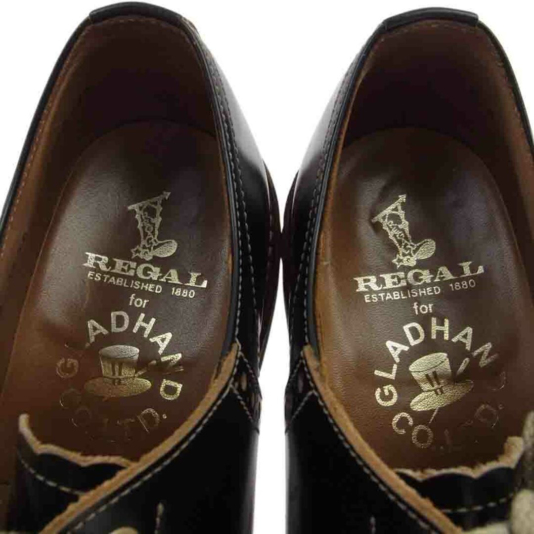 GLADHAND & Co. グラッドハンド その他靴 606S GH × REGAL リーガル SADDLE SHOES レザー サドルシューズ ブラック系 26cm【中古】 メンズの靴/シューズ(その他)の商品写真