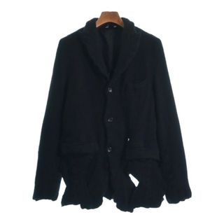 ブラックコムデギャルソン(BLACK COMME des GARCONS)のBLACK COMME des GARCONS カジュアルジャケット M 黒 【古着】【中古】(テーラードジャケット)