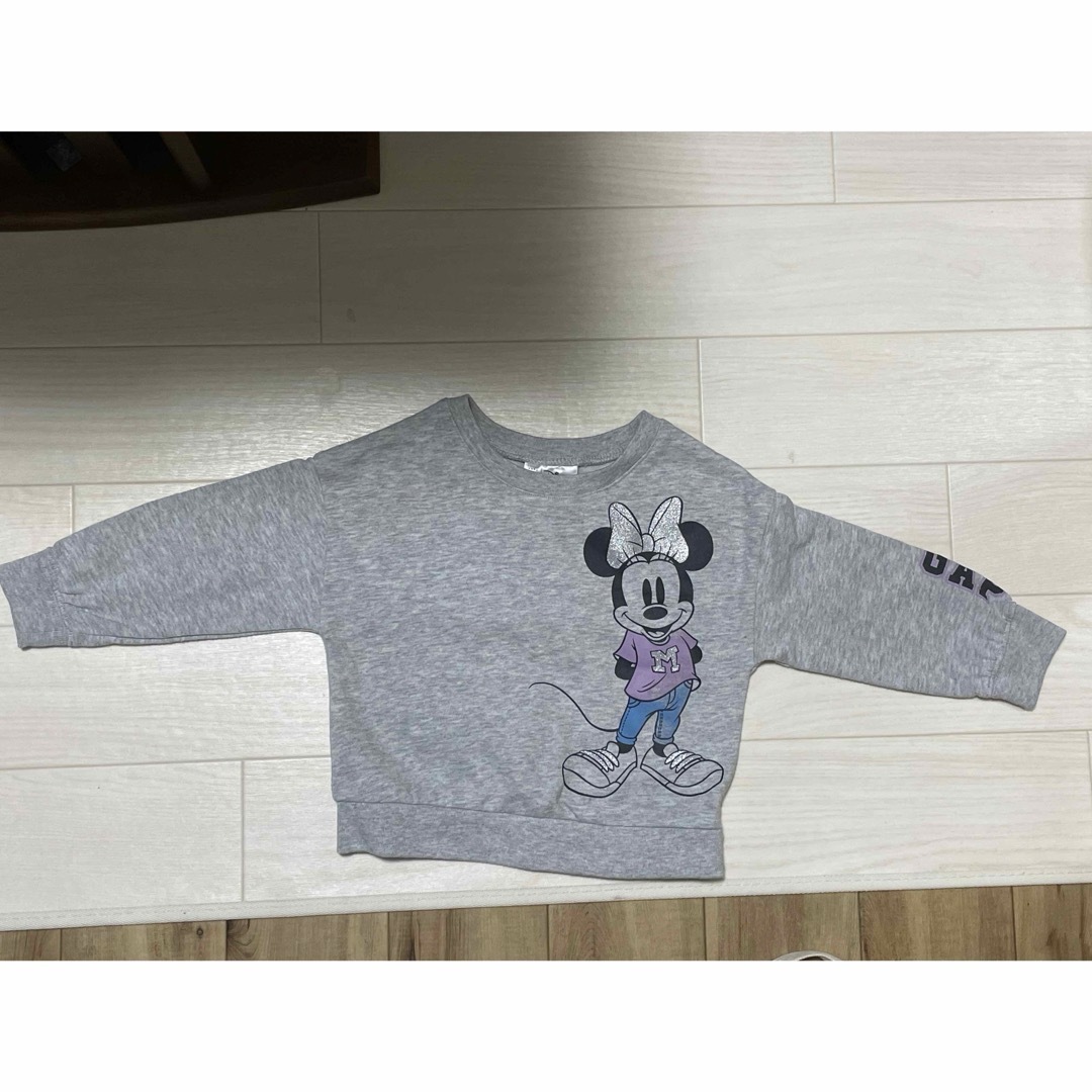 babyGAP(ベビーギャップ)のbaby GAP ミニーちゃんトレーナー キッズ/ベビー/マタニティのキッズ服女の子用(90cm~)(Tシャツ/カットソー)の商品写真