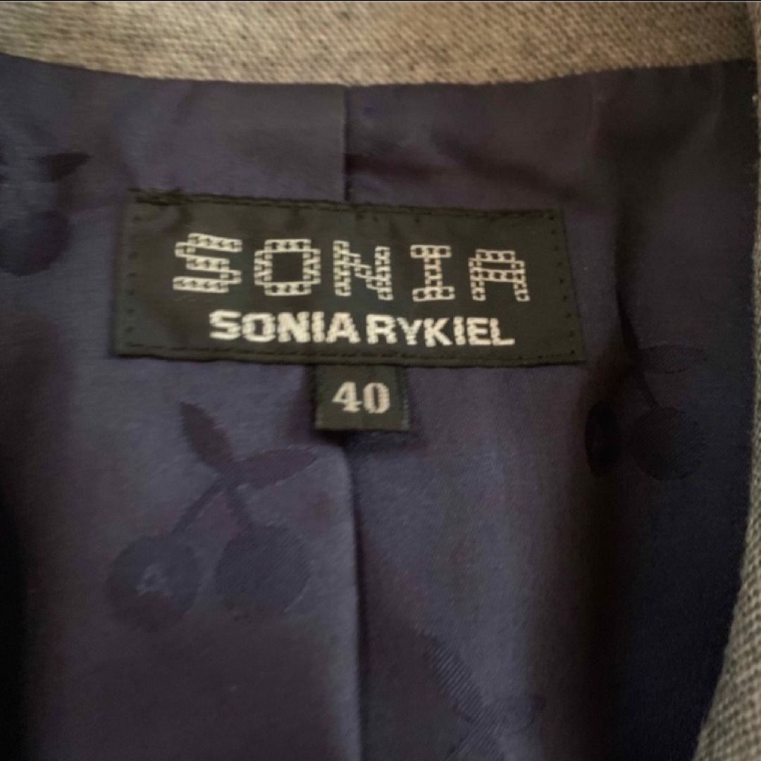 SONIA RYKIEL(ソニアリキエル)の⚠️お値下げ不可⚠️美品♡ソニアリキエル  ジャケット　グレー レディースのジャケット/アウター(テーラードジャケット)の商品写真