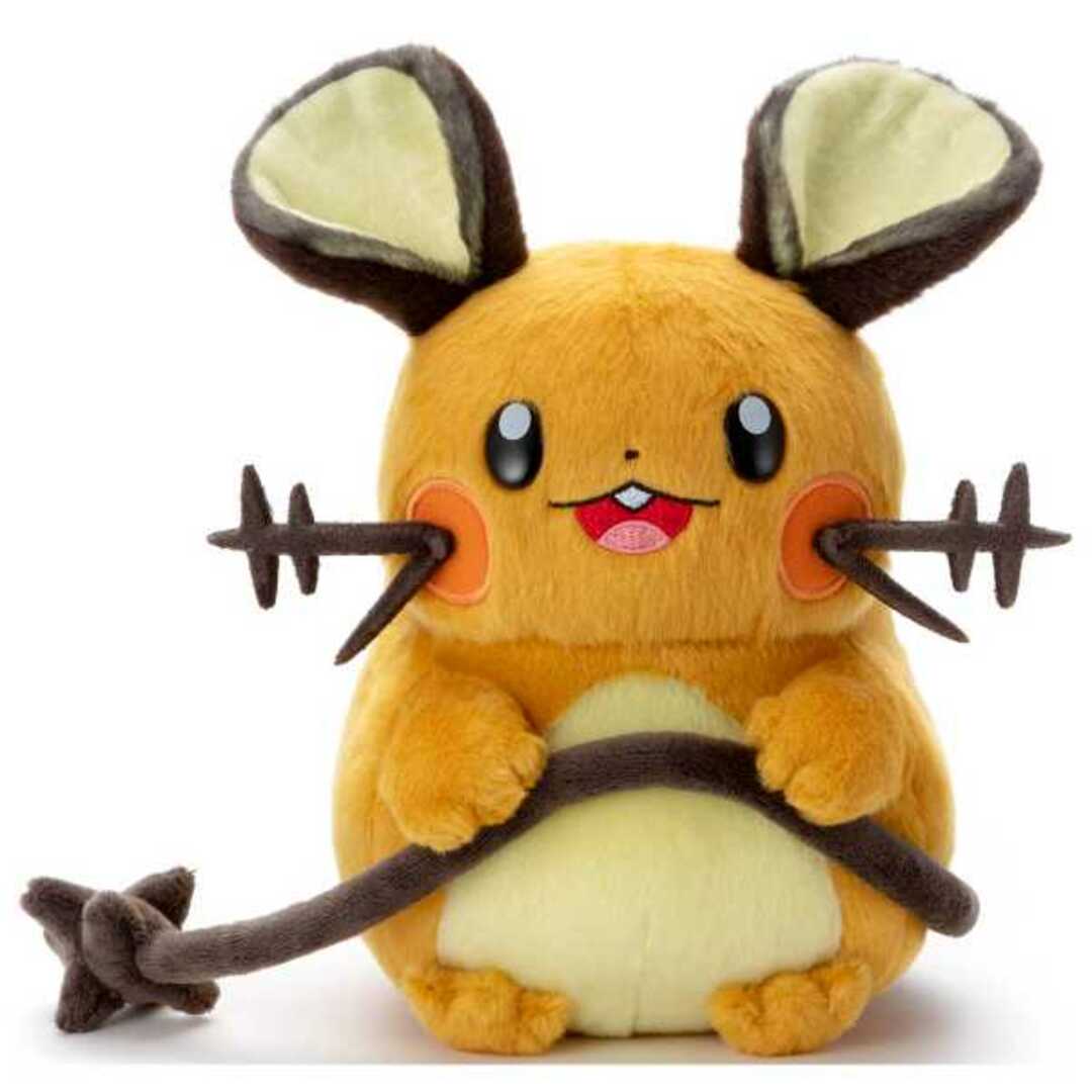 T-ARTS(タカラトミーアーツ)のポケットモンスター ポケモン キミにきめた! ぬいぐるみ デデンネ 高さ約22cm エンタメ/ホビーのおもちゃ/ぬいぐるみ(ぬいぐるみ)の商品写真