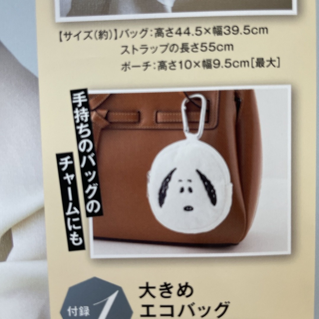 SNOOPY(スヌーピー)のIn Red (インレッド) 2024年 04月号 [付録のみ エンタメ/ホビーの雑誌(その他)の商品写真