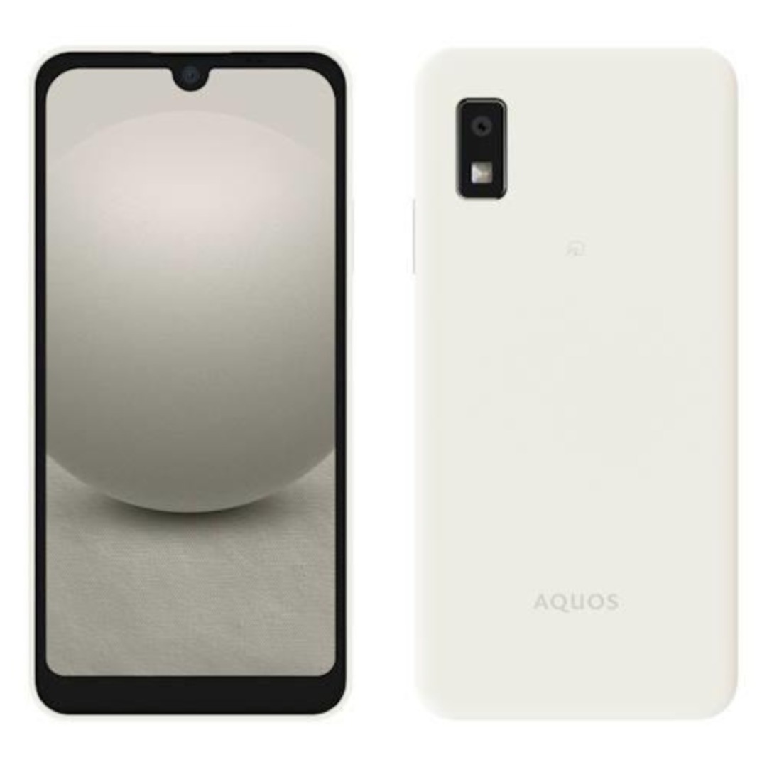 シャープ AQUOS (アクオス) Androidスマホ SHARP AQUOS wish3 SH-M25 ホワイト(W) SIMフリー ネットワーク利用制限○ 未使用品