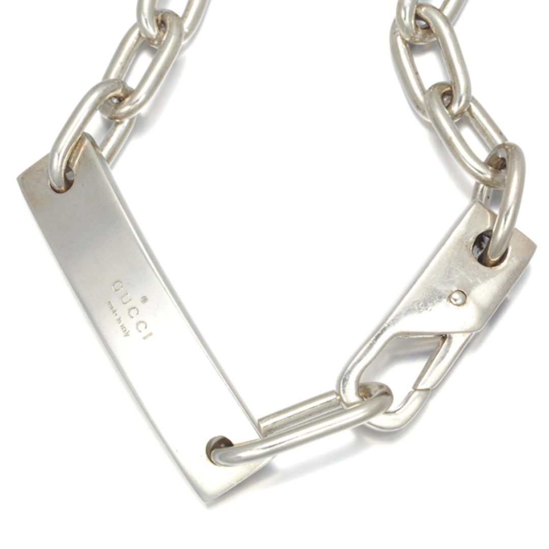 GUCCI - グッチ ブレスレット IDタグ プレート チェーン GUCCI - グッチ ブレスレット IDタグ プレート チェーン