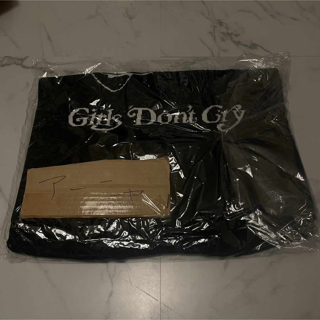 Girls Don't Cry(ガールズドントクライ)のGirls Don't Cry Angel Knit ガルドン ニット 黒 M メンズのトップス(ニット/セーター)の商品写真