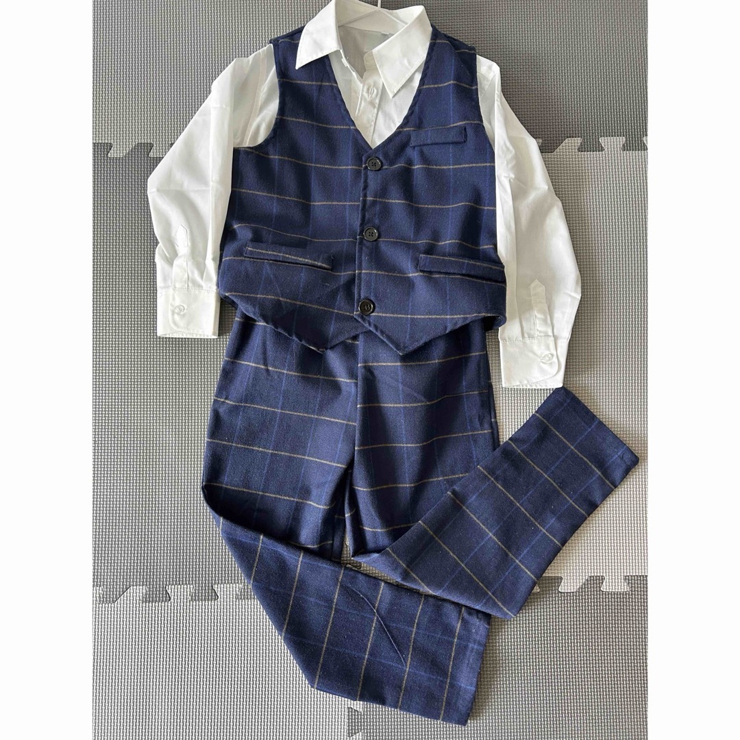 120 男の子フォーマルセット キッズ/ベビー/マタニティのキッズ服男の子用(90cm~)(ドレス/フォーマル)の商品写真