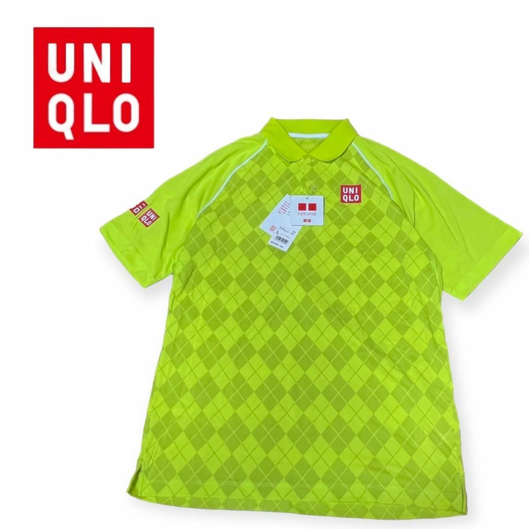 UNIQLO(ユニクロ)の激レア　UNIQLO 錦織圭　2015 ポロシャツ　新品　L. その他のその他(その他)の商品写真