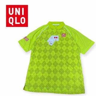 ユニクロ(UNIQLO)の激レア　UNIQLO 錦織圭　2015 ポロシャツ　新品　L.(Tシャツ/カットソー(半袖/袖なし))