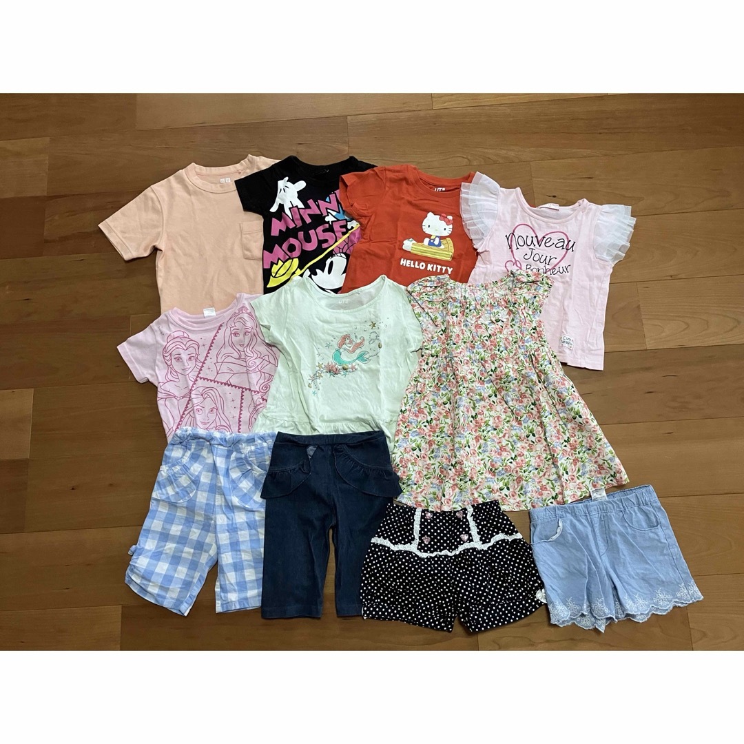 キッズ　女の子　110 夏服 半袖　ショートパンツ　11着　まとめ売り | フリマアプリ ラクマ