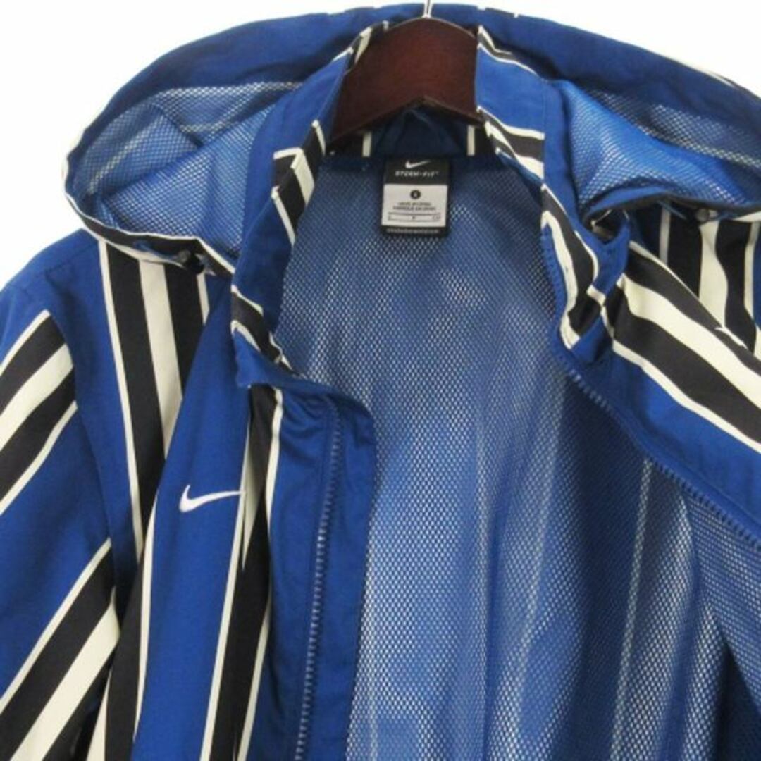 NIKE(ナイキ)のナイキ × FCRB ストライプ ジャケット パーカー ブルー S メンズのジャケット/アウター(ブルゾン)の商品写真