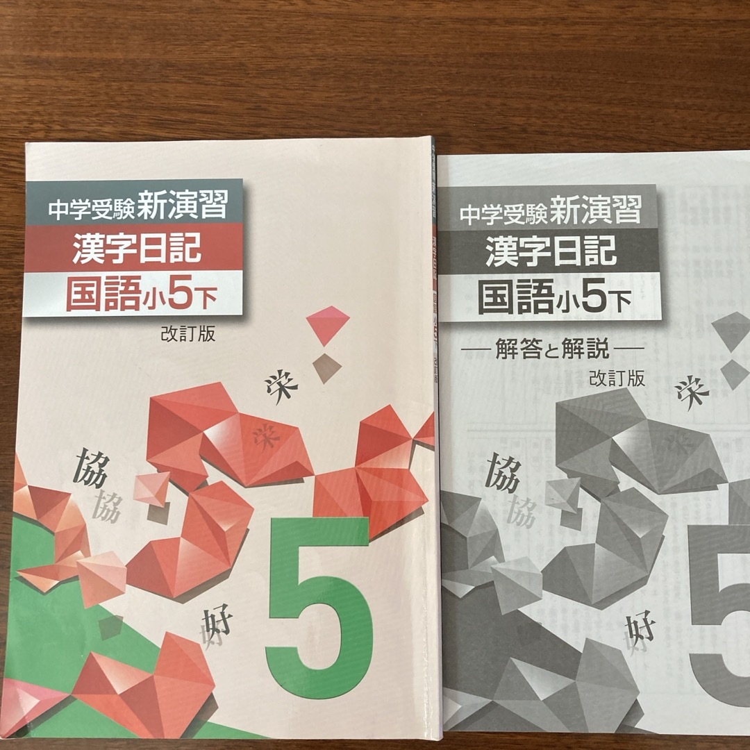 中学受験 新演習／漢字日記 国語小5下 エンタメ/ホビーの本(語学/参考書)の商品写真