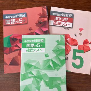 中学受験 新演習／漢字日記 国語小5下(語学/参考書)