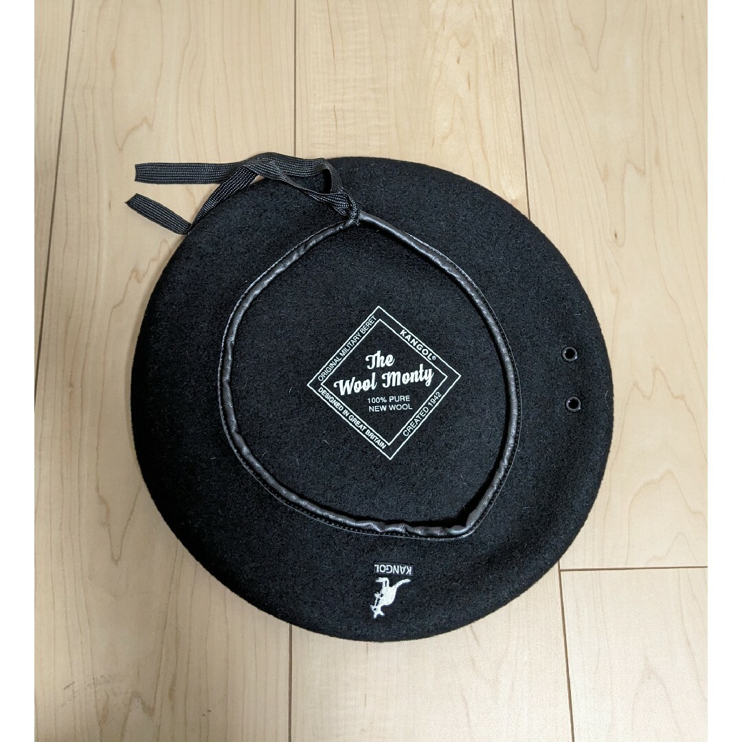 KANGOL(カンゴール)のL 新品 KANGOL SMU WOOL BIG MONTY K3332SM 黒 メンズの帽子(ハンチング/ベレー帽)の商品写真