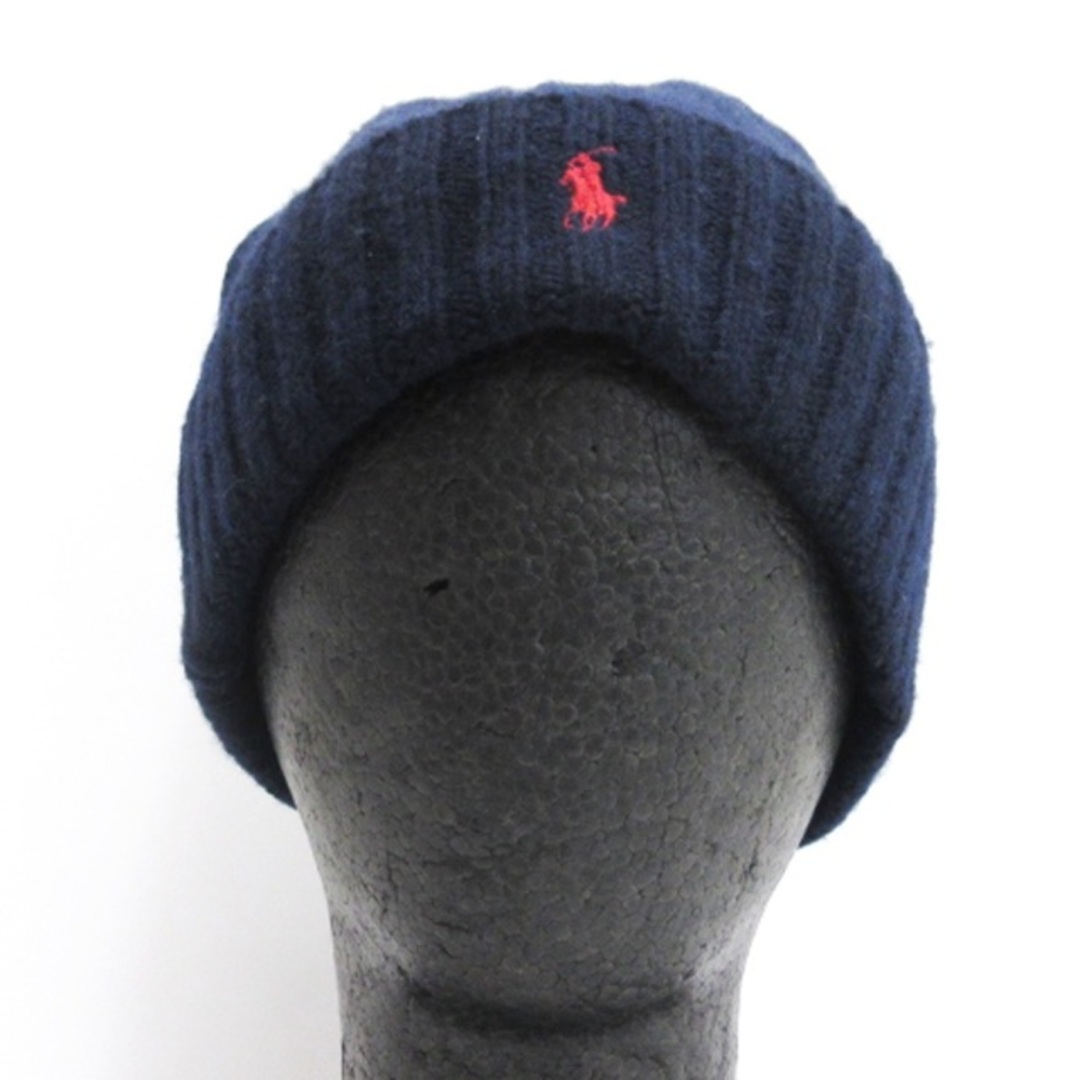 POLO RALPH LAUREN(ポロラルフローレン)のポロ ラルフローレン ニットキャップ ニット帽 ロゴ刺繍 ウール ■ECS レディースの帽子(その他)の商品写真